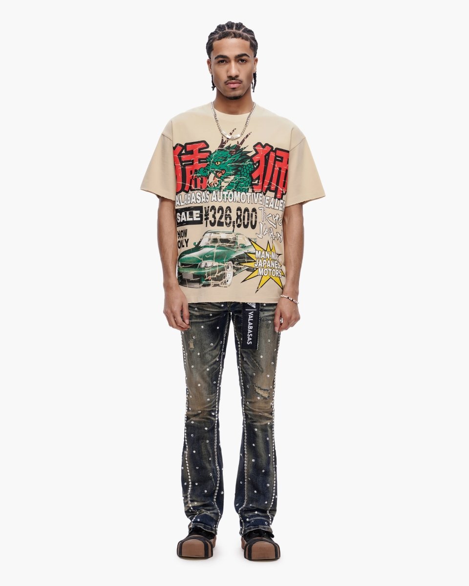 Japanese Motors Tee Beige - Valabasas