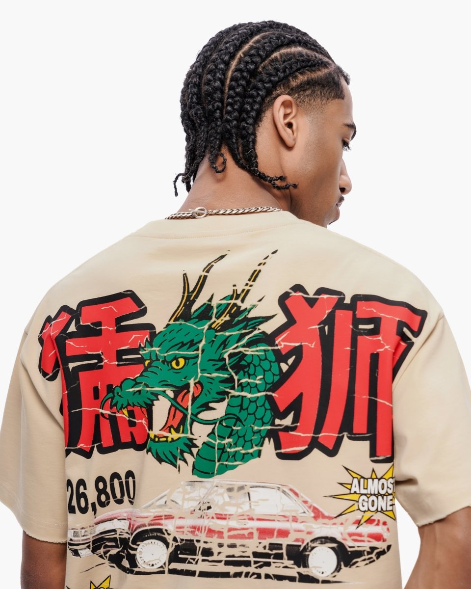 Japanese Motors Tee Beige - Valabasas