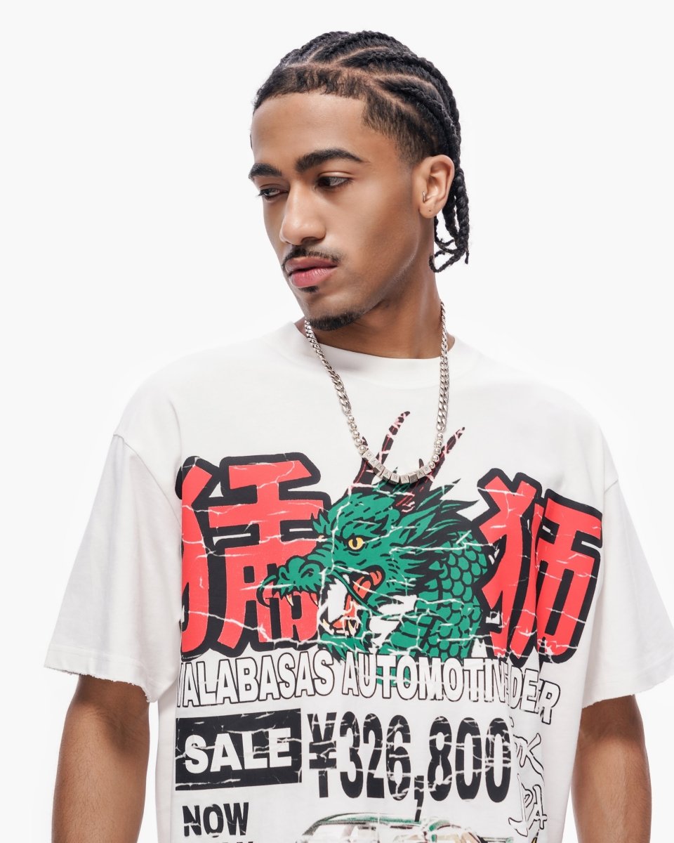 Japanese Motors Tee White - Valabasas