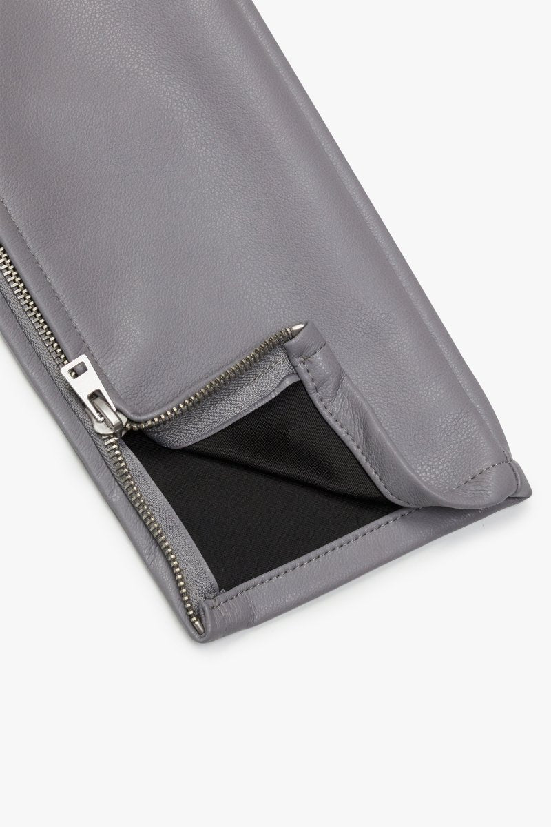 "JEDI" SKINNY/STACKED FLARE JEAN GREY - Valabasas