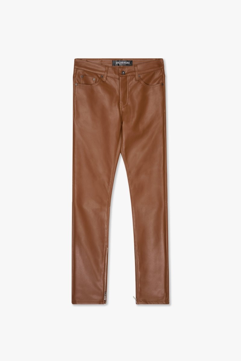 "JEDI" SKINNY/STACKED FLARE JEAN MOCHA - Valabasas