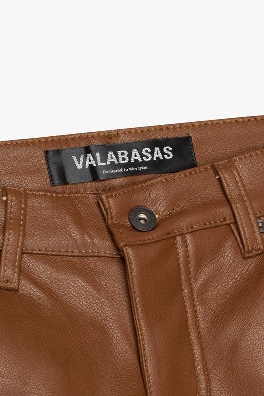 "JEDI" SKINNY/STACKED FLARE JEAN MOCHA - Valabasas