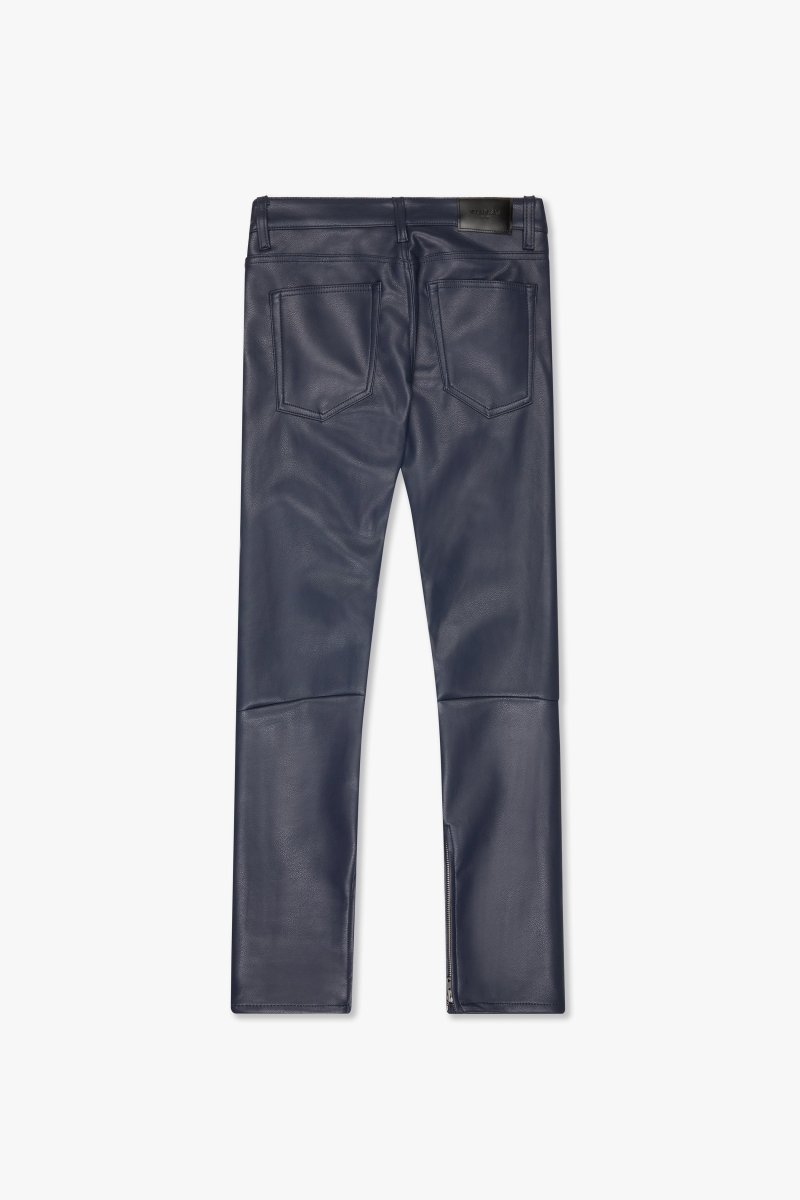 "JEDI" SKINNY/STACKED FLARE JEAN NAVY - Valabasas