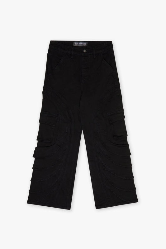 Jett Baggy Denim Black - Valabasas