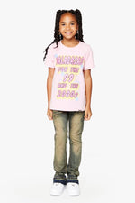 VPLAY KIDS JEANS " JR. EXTENDO" FUCHSIA STACKED