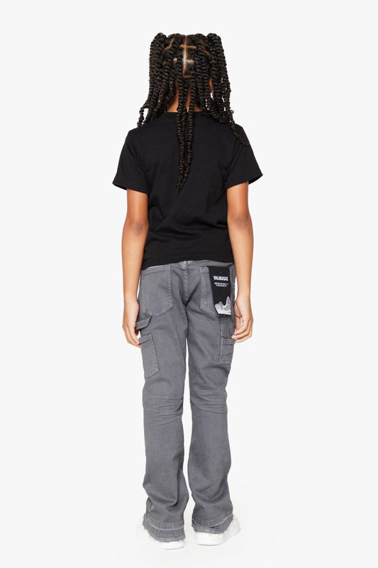 "JR EXTENDO” KIDS SUPER STACKED FLARE GREY - Valabasas