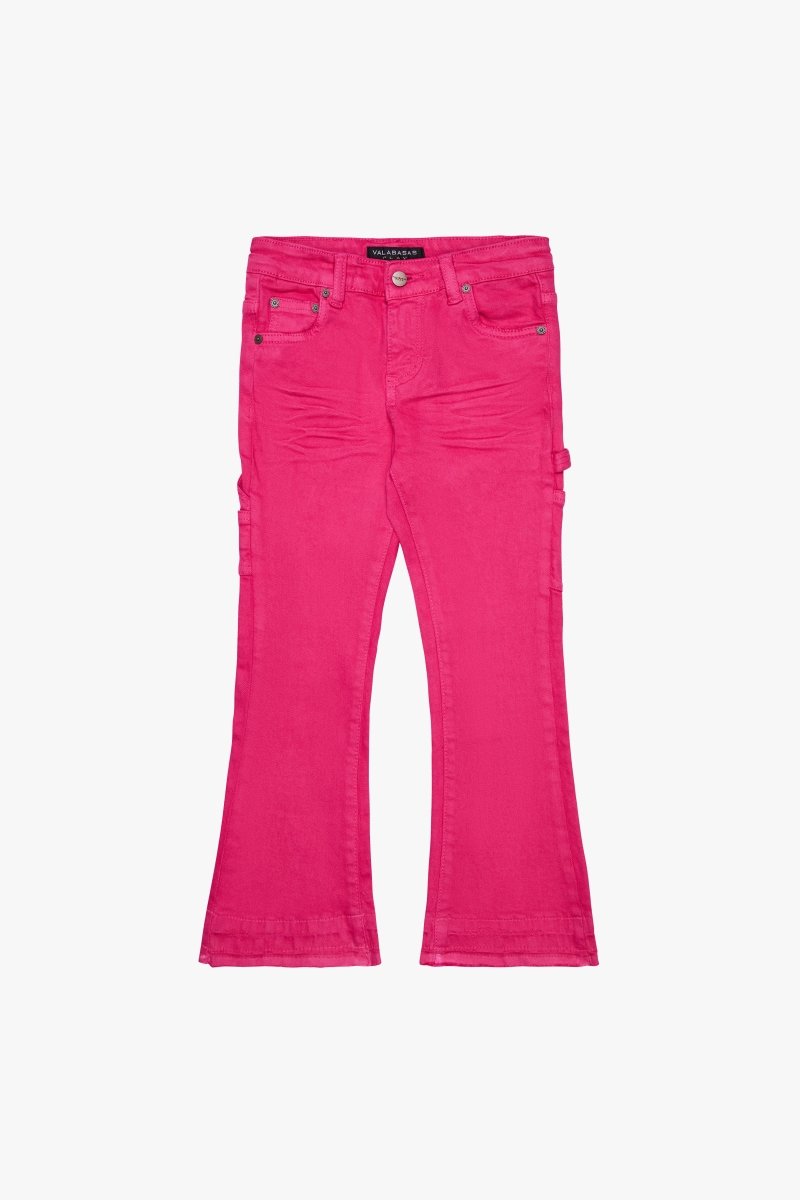 "JR. EXTENDO" STACKED JEANS FUCHSIA - Valabasas