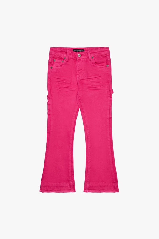 "JR. EXTENDO" STACKED JEANS FUCHSIA - Valabasas