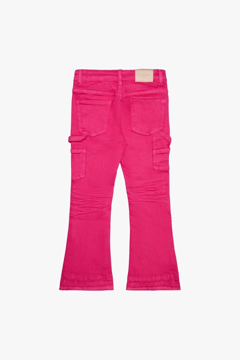 "JR. EXTENDO" STACKED JEANS FUCHSIA - Valabasas