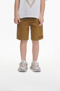 Jr. Shorts Kids Denim Brown Waxed
