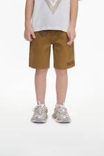 Jr. Shorts Kids Denim Brown Waxed