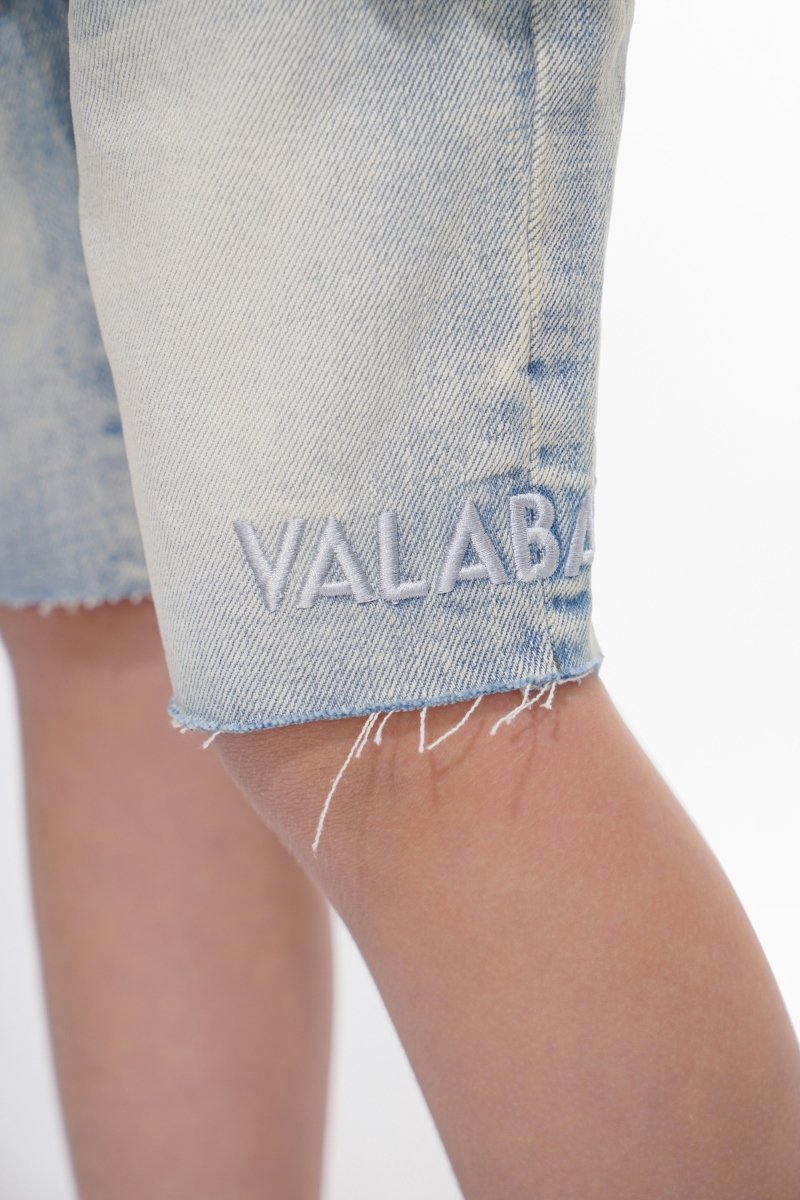 Jr. Shorts Kids Denim Light Wash - Valabasas