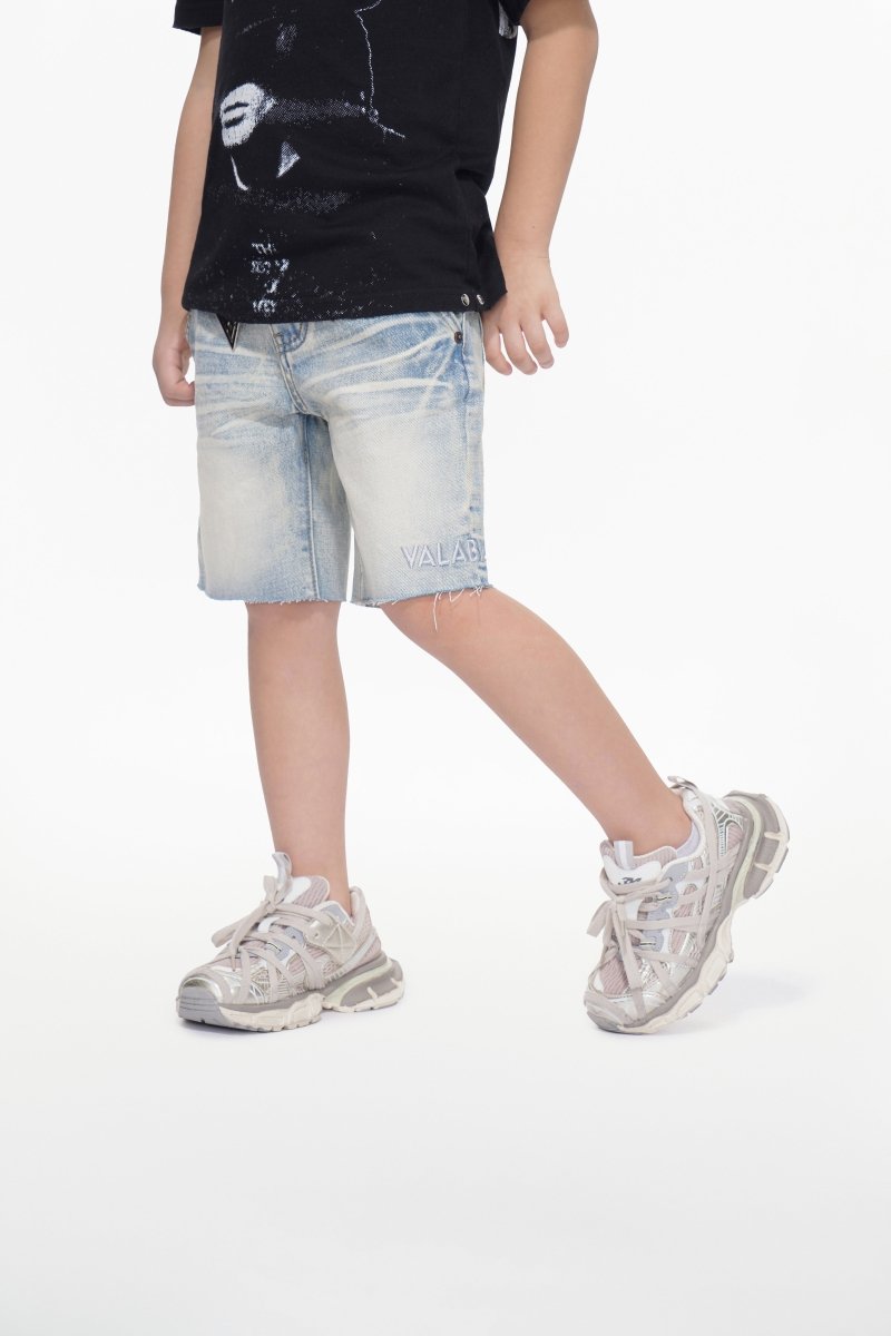 Jr. Shorts Kids Denim Light Wash - Valabasas