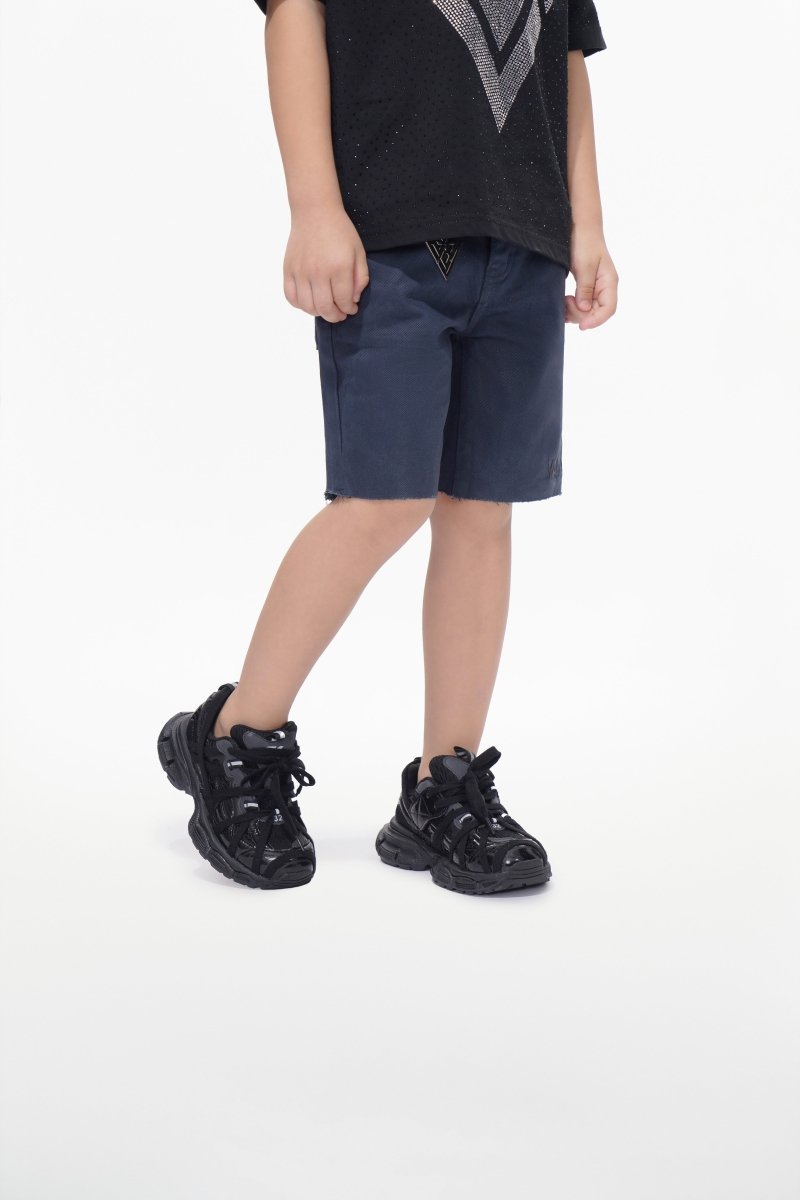 Jr. Shorts Kids Denim Navy Waxed - Valabasas