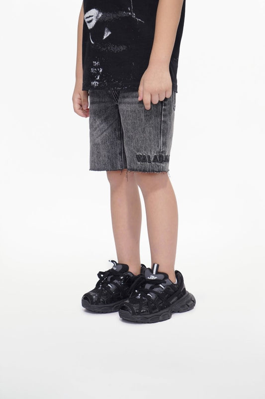 Jr. Shorts Kids Denim Shorts Grey - Valabasas