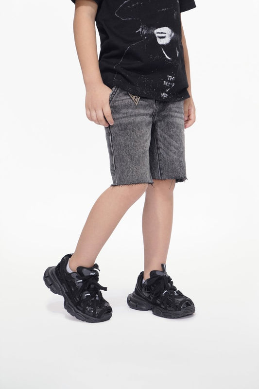 Jr. Shorts Kids Denim Shorts Grey - Valabasas