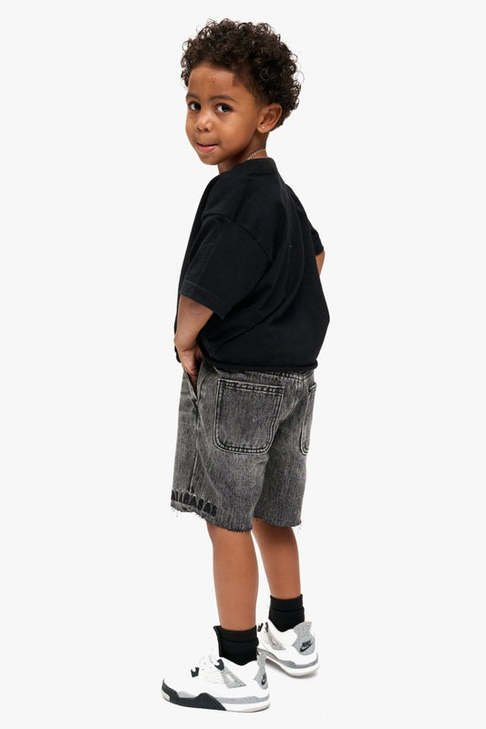 Jr. Shorts Kids Denim Shorts Grey - Valabasas
