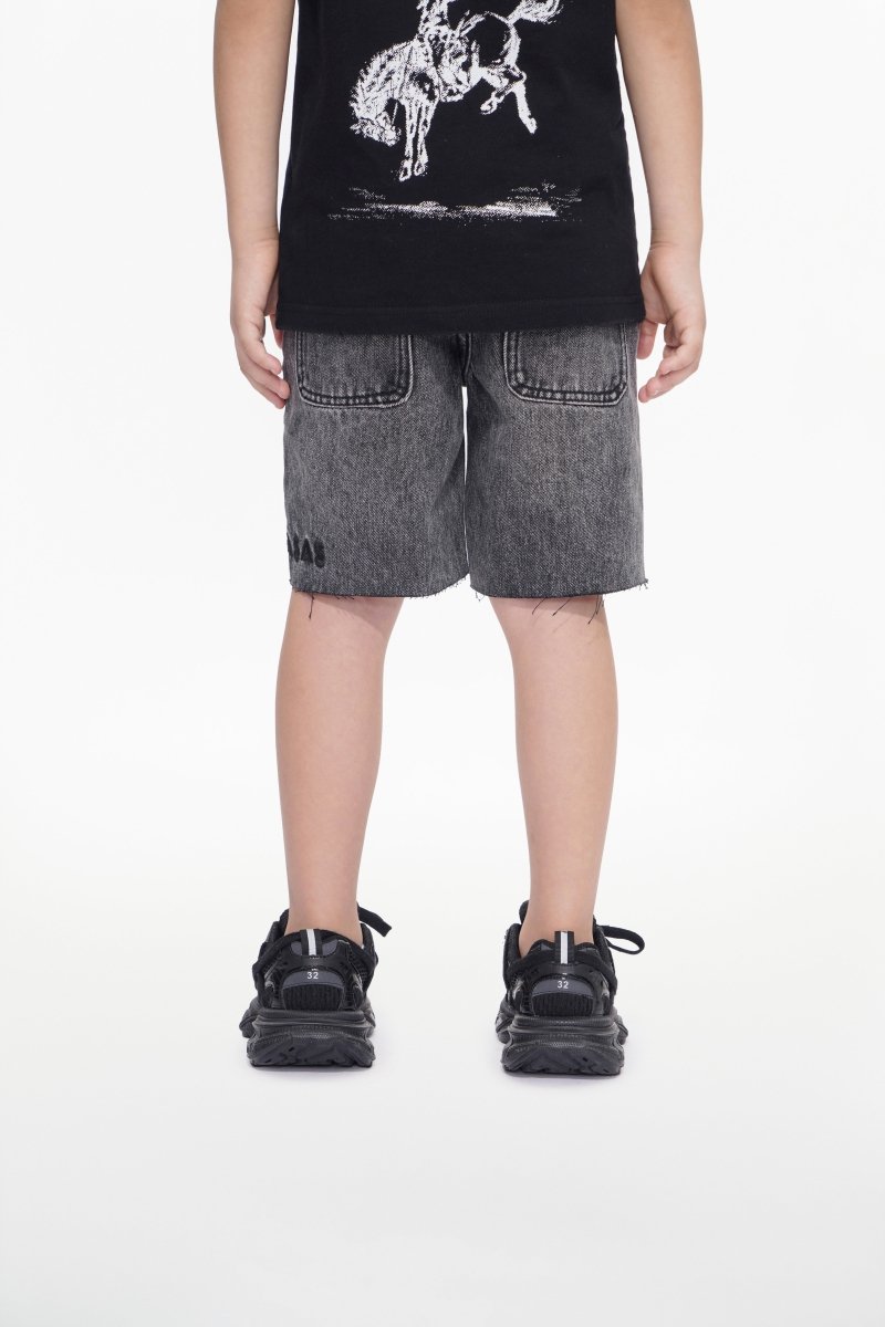 Jr. Shorts Kids Denim Shorts Grey - Valabasas