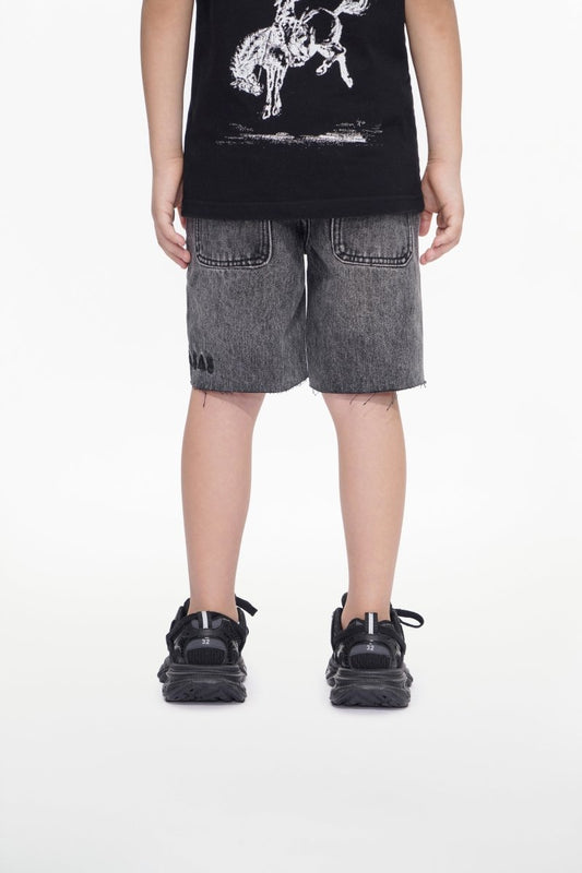 Jr. Shorts Kids Denim Shorts Grey - Valabasas