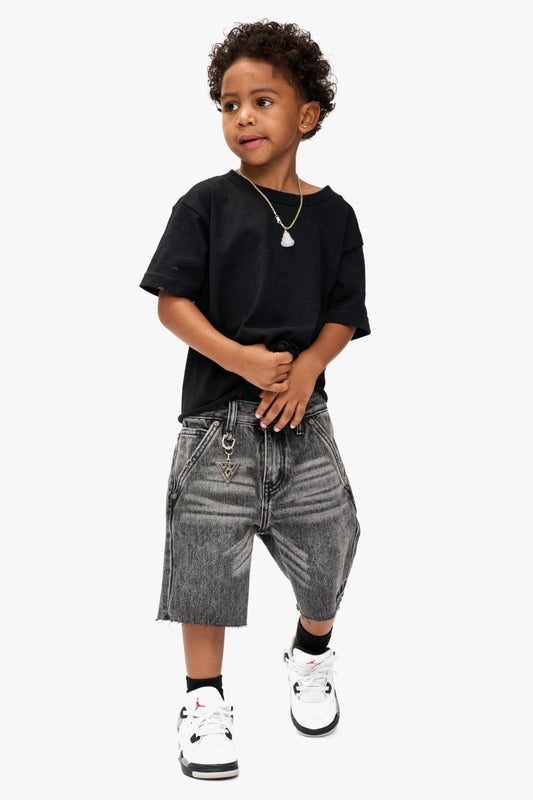 Jr. Shorts Kids Denim Shorts Grey - Valabasas