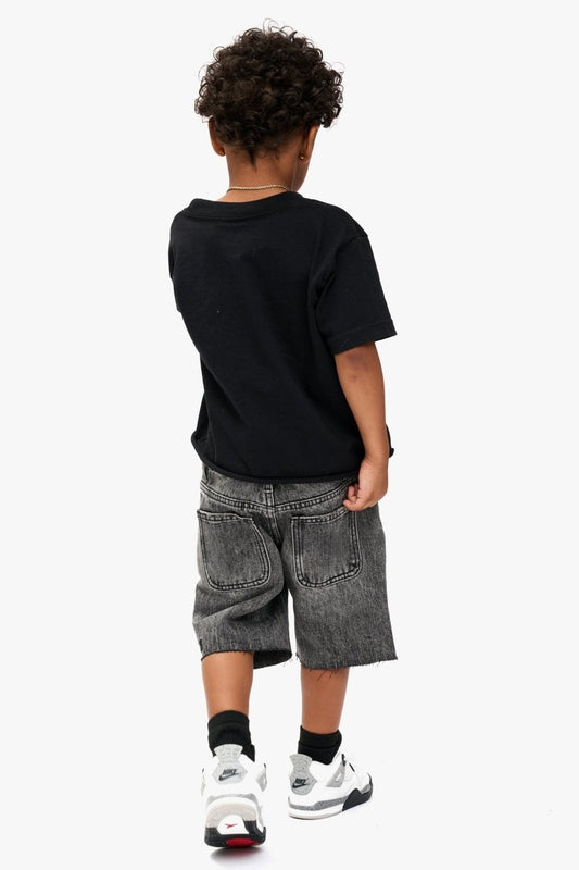 Jr. Shorts Kids Denim Shorts Grey - Valabasas
