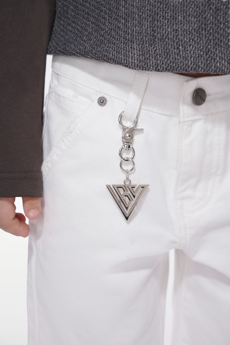 Jr. Shorts Kids Denim White - Valabasas