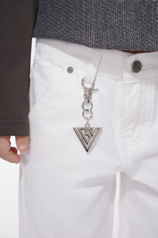 Jr. Shorts Kids Denim White - Valabasas