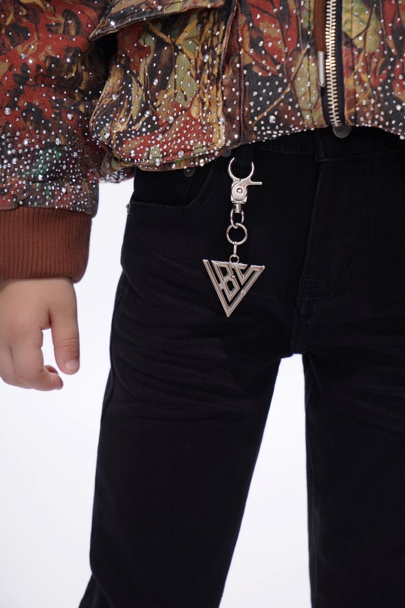 Jr.Slim Kids Black Jeans - Valabasas