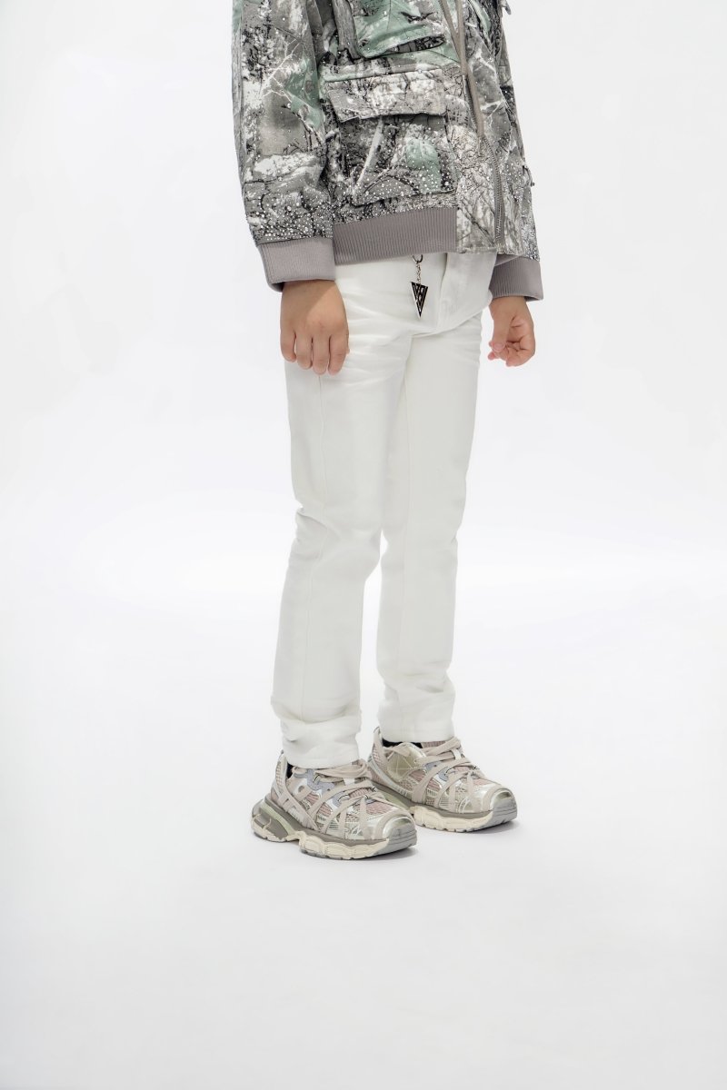 Jr.Slim Kids Jeans White - Valabasas