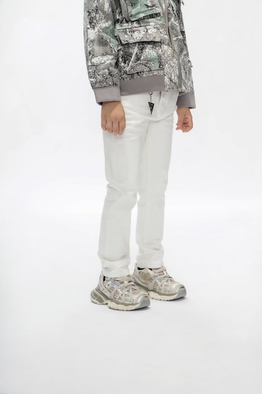 Jr.Slim Kids Jeans White - Valabasas