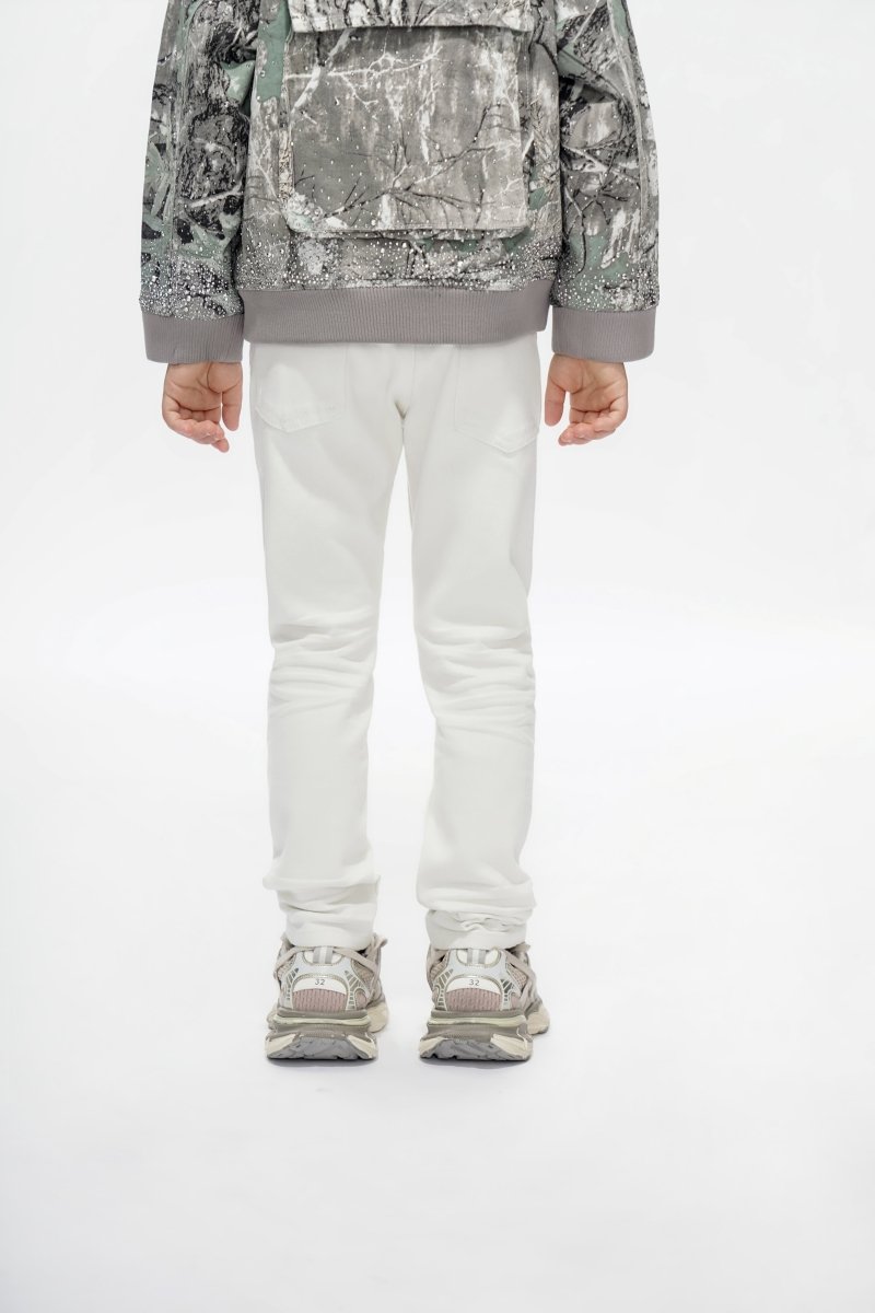 Jr.Slim Kids Jeans White - Valabasas