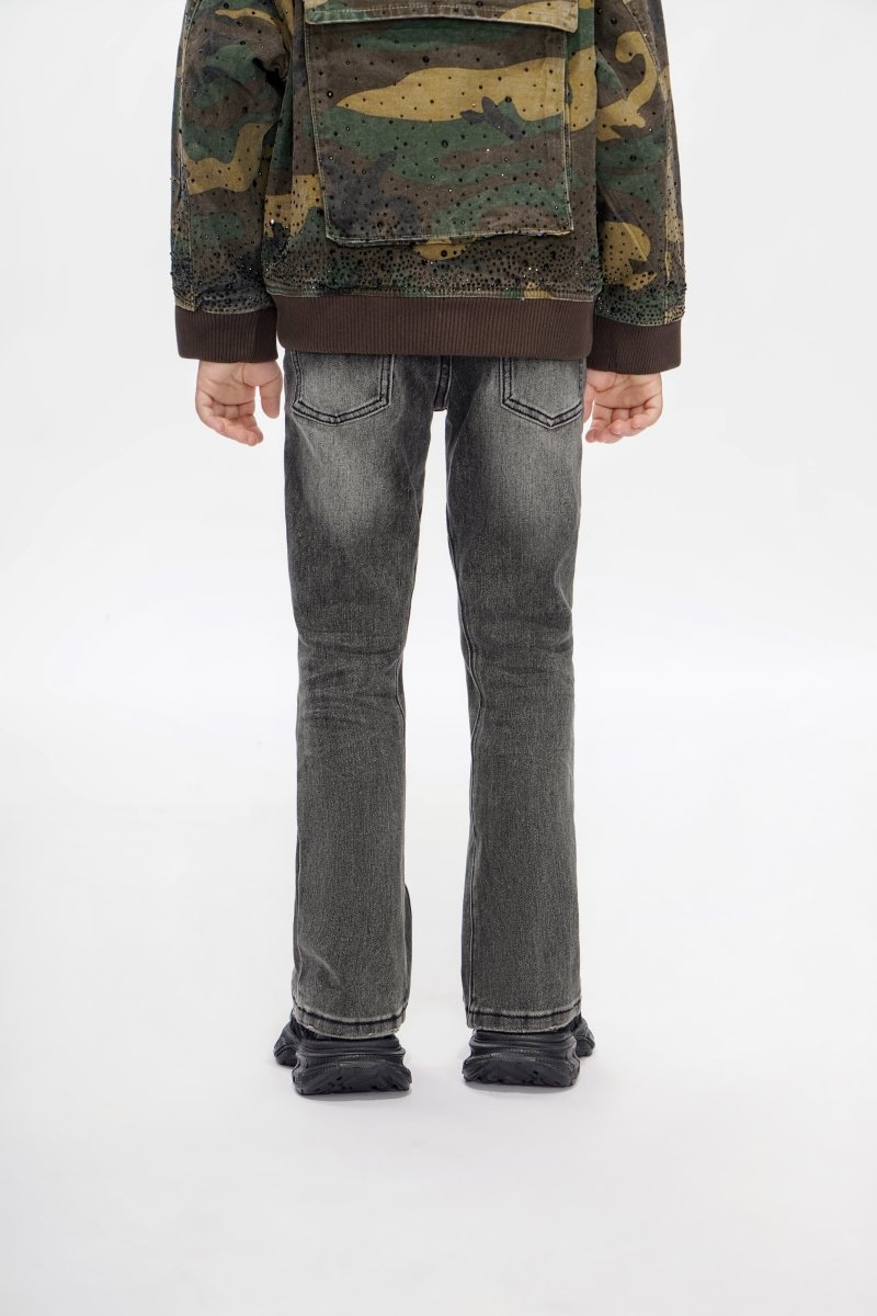 Jr.Stacked Kids Grey Jeans - Valabasas