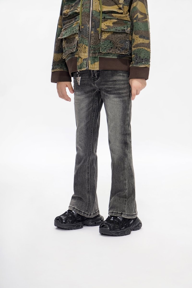 Jr.Stacked Kids Grey Jeans - Valabasas