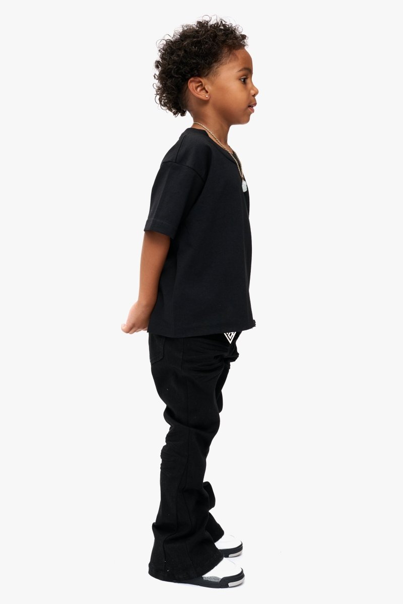 Jr.Stacked Kids Jeans Black