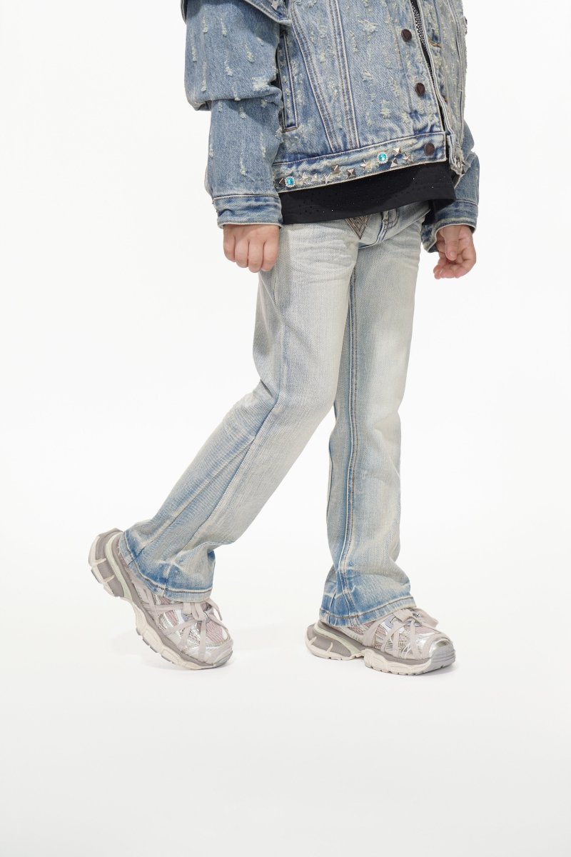 Jr.Stacked Kids Jeans Light Wash - Valabasas
