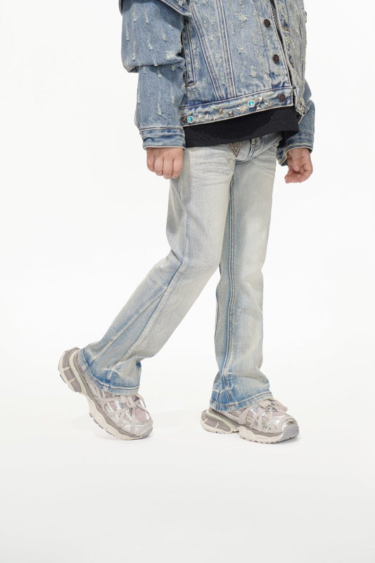 Jr.Stacked Kids Jeans Light Wash - Valabasas