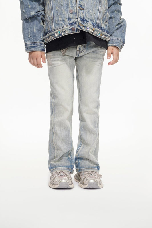 Jr.Stacked Kids Jeans Light Wash - Valabasas