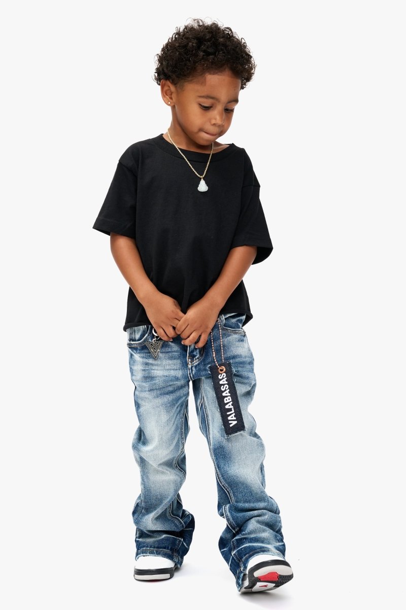 Jr.Stacked Kids Jeans Medium Wash