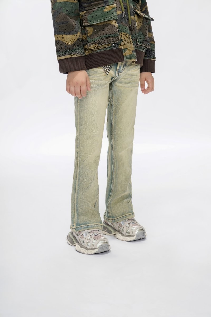 Jr.Stacked Kids Jeans Vintage Wash - Valabasas