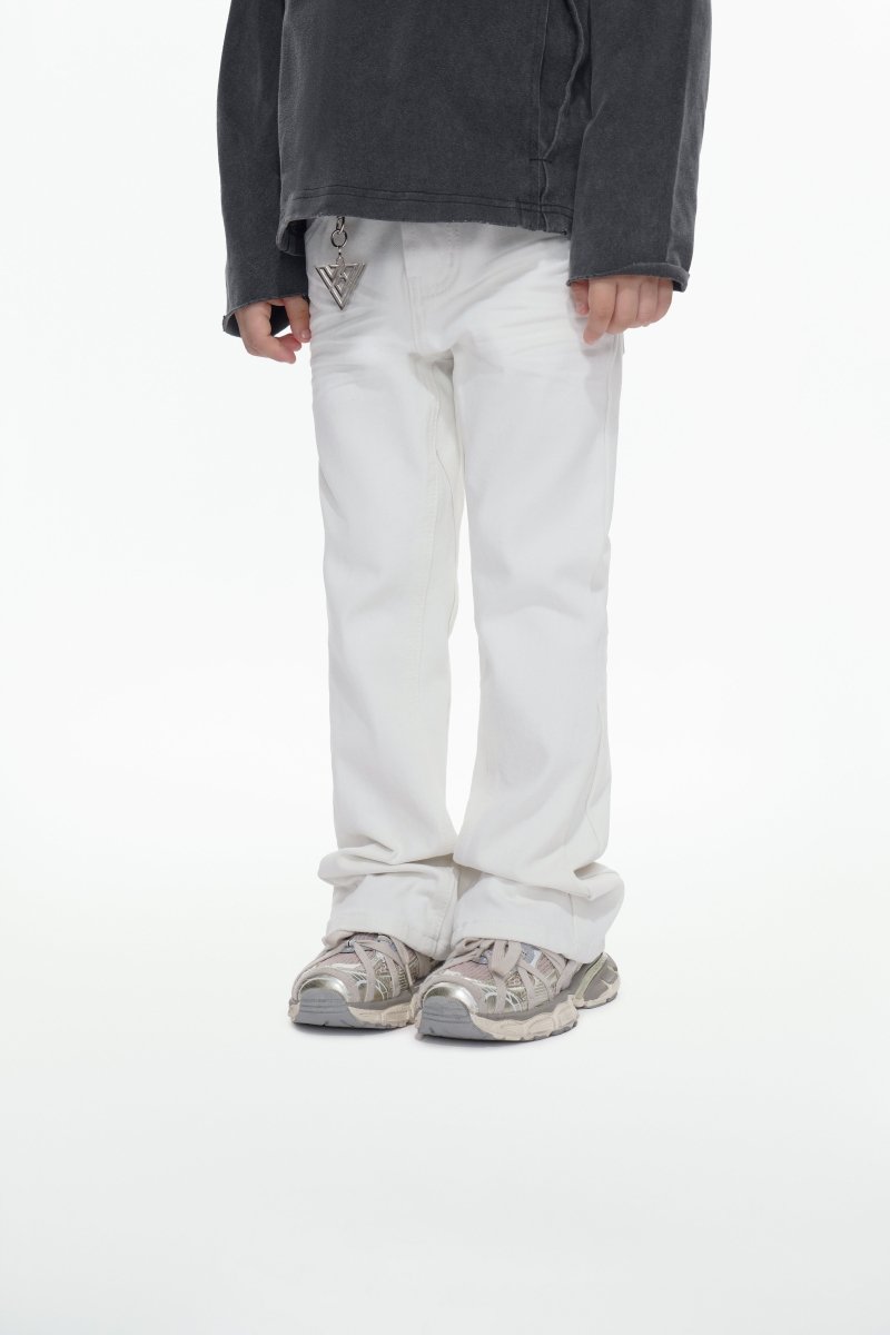 Jr.Stacked Kids Jeans White - Valabasas