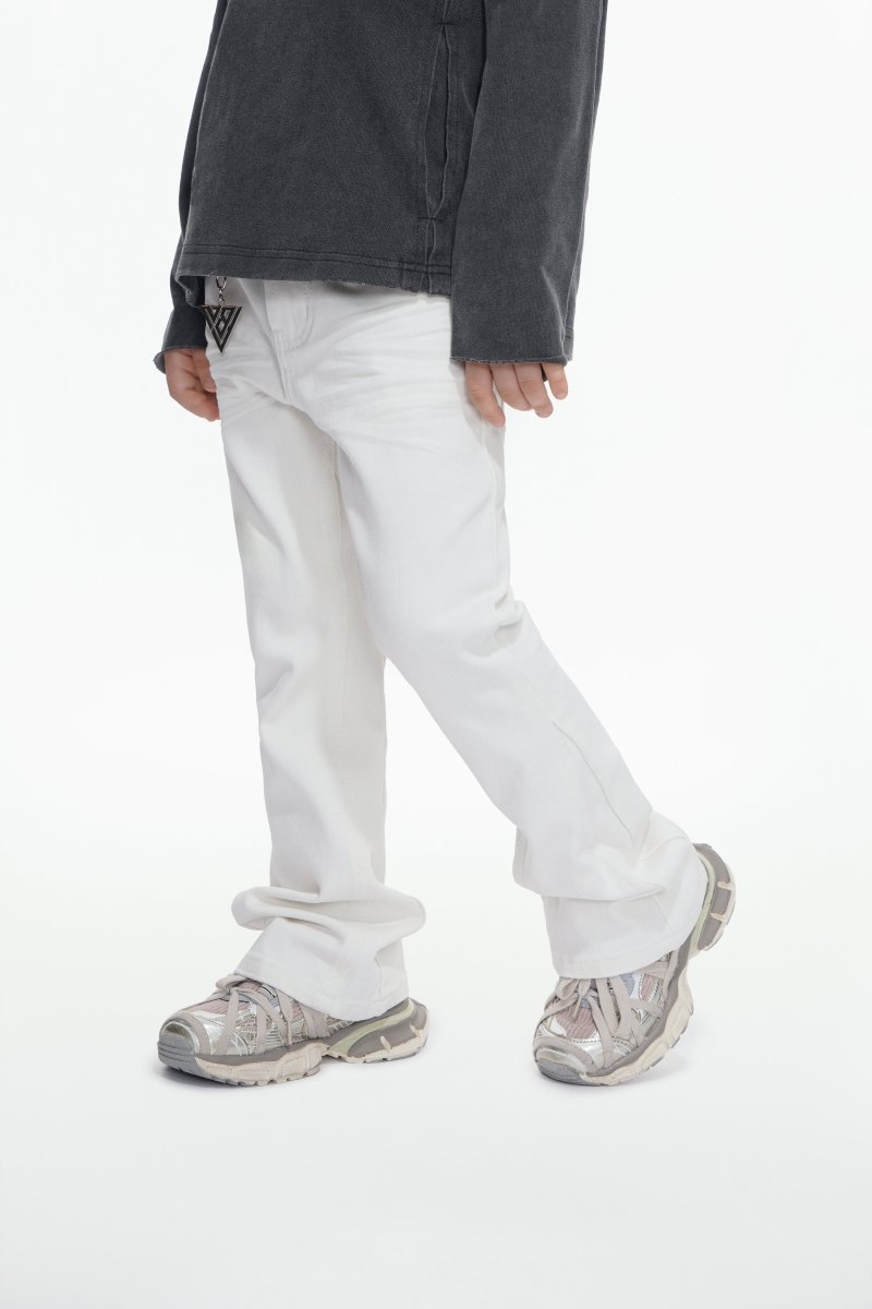 Jr.Stacked Kids Jeans White - Valabasas