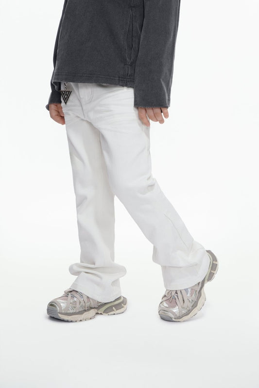Jr.Stacked Kids Jeans White - Valabasas