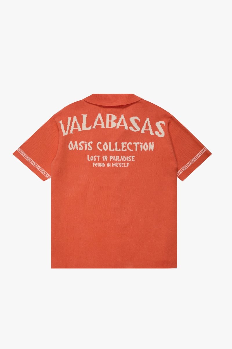 "KABANA" BUTTON - DOWN ORANGE - Valabasas
