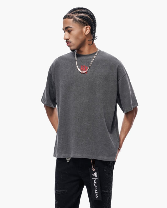 Kaen Tee Dark Grey - Valabasas