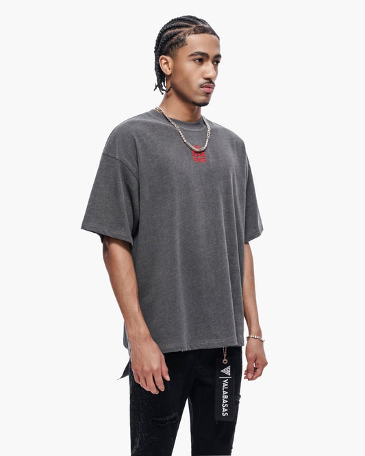 Kaen Tee Dark Grey - Valabasas