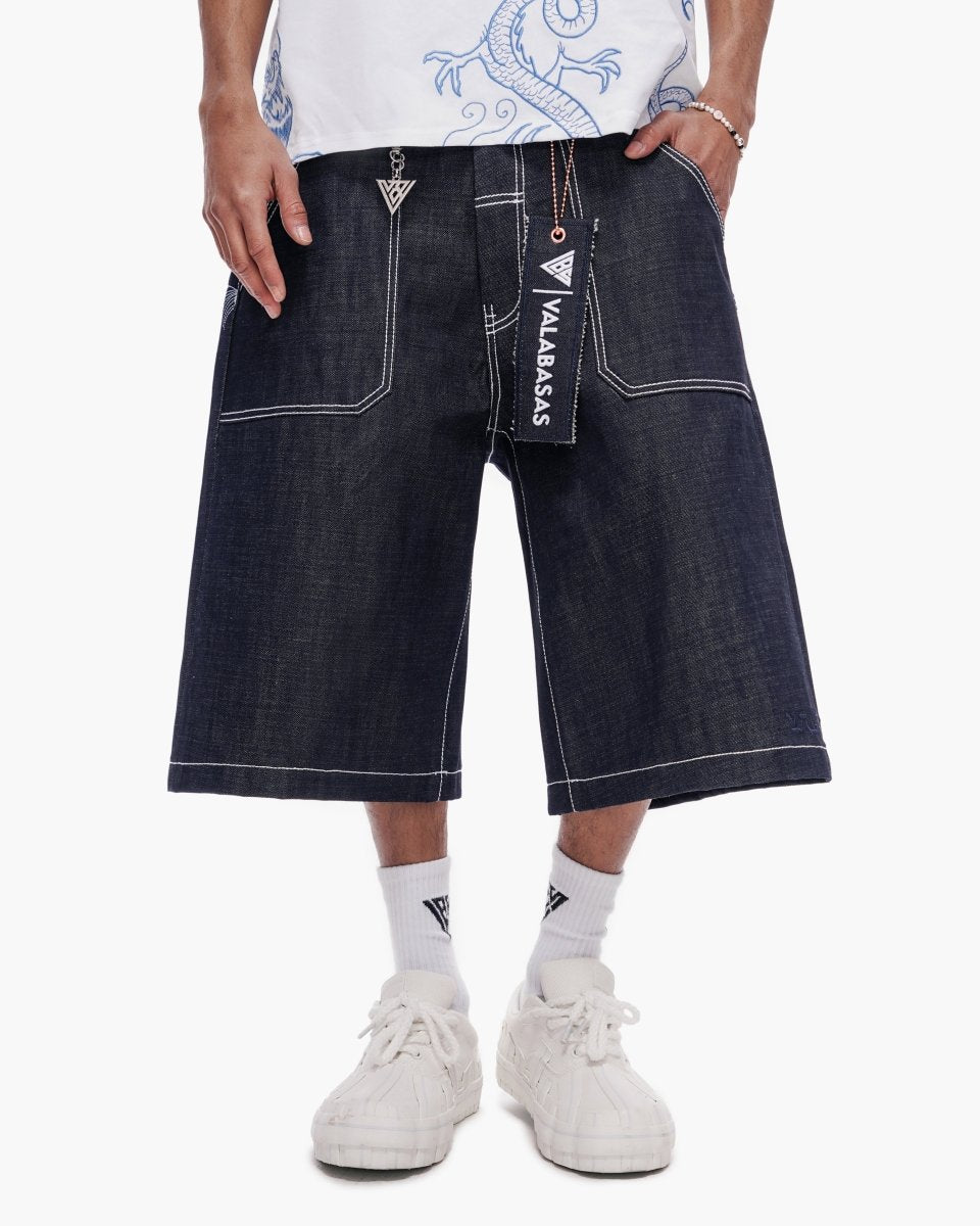 Kaze Baggy Jorts Indigo - Valabasas