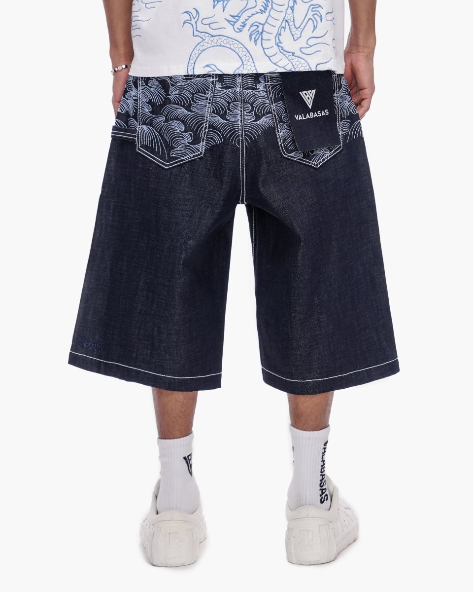Kaze Baggy Jorts Indigo - Valabasas