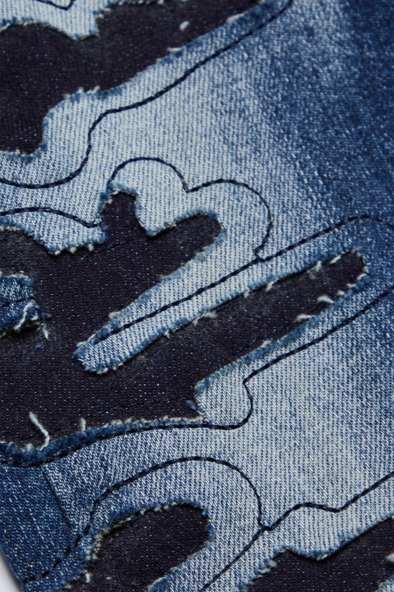 KIDS “ABYSS” STACKED BLACK X BLUE WASH - Valabasas