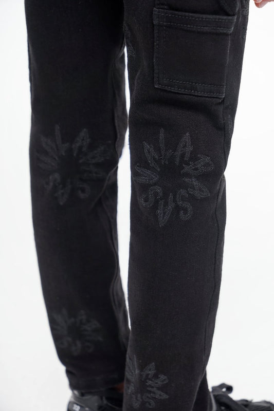 Kids Art Black Washed Stacked - Valabasas