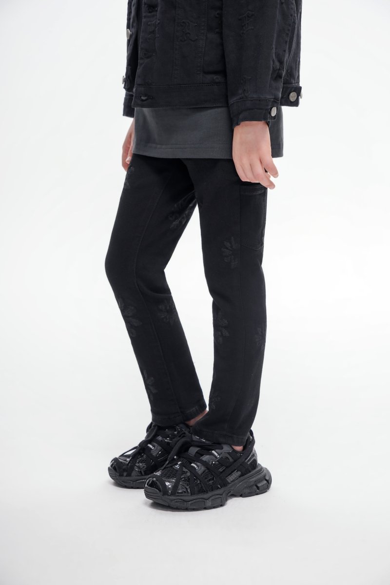 Kids Art Black Washed Stacked - Valabasas